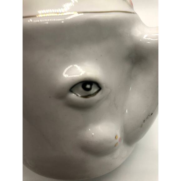 Ceramic Elephant‎ Hand-Painted Sprinkler Pitcher - Picture 10 of 11